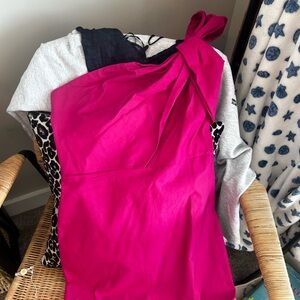 Pink One Shoulder MiniDress